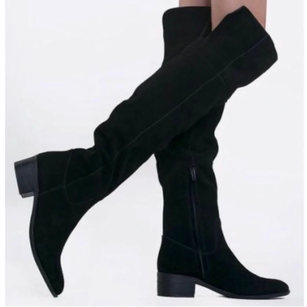 STEVE MADDEN Tyra Over-The-Knee Boot Black 7.5